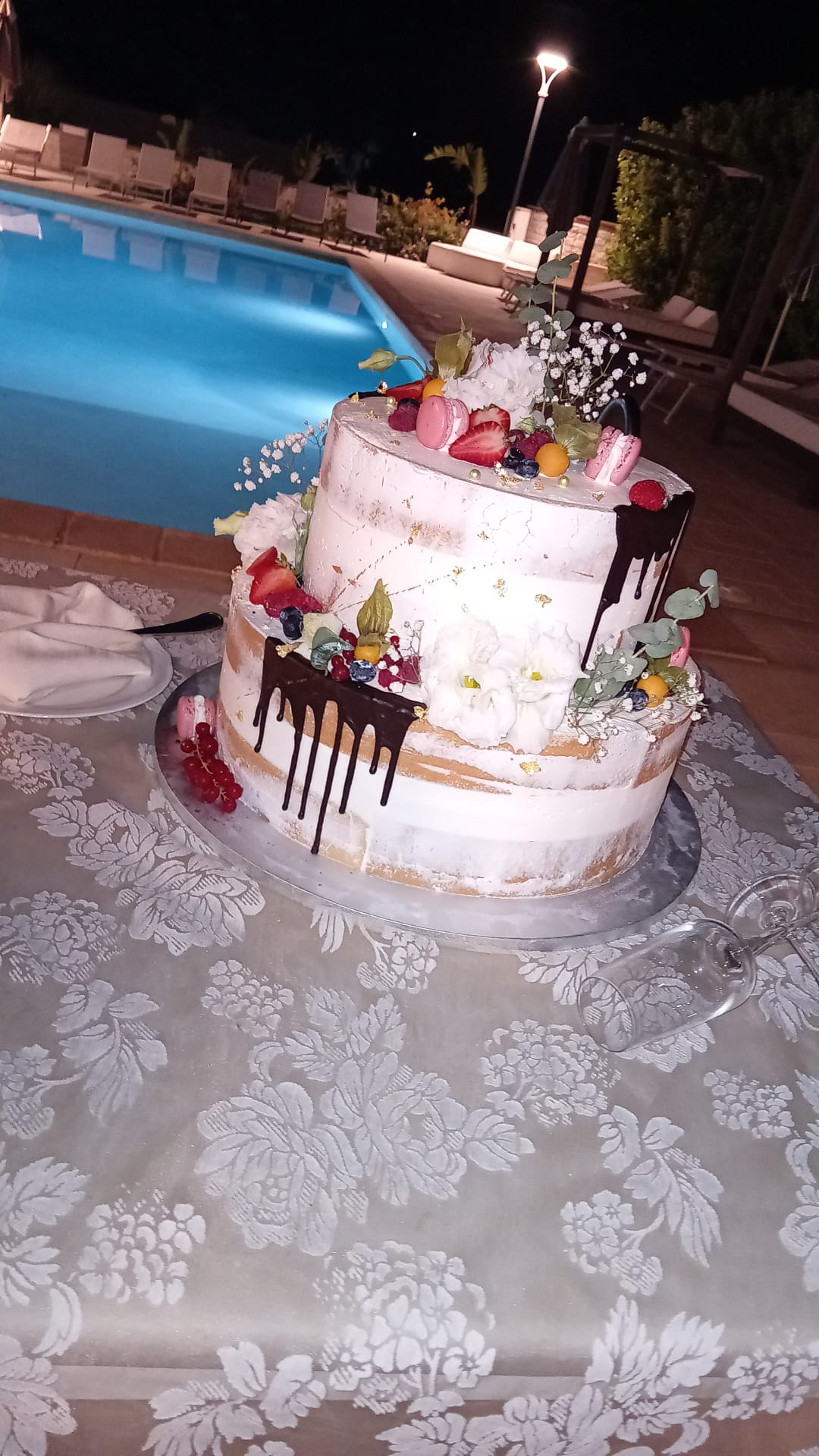 Torta nuziale a piani